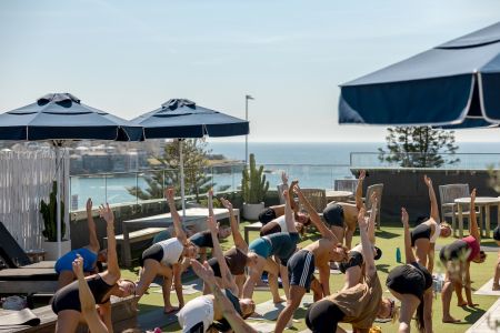 Easily make friends at Wake Up! Hostels in Bondi Beach, at its range of activities, including free yoga classes on the hostel's rooftop.