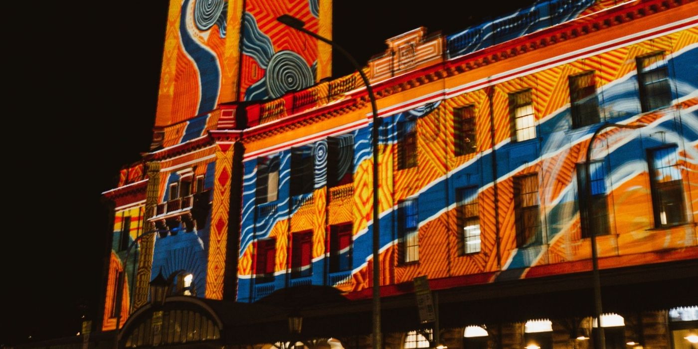 We’ve put together a self-guided Vivid Sydney walking tour, taking you from Central Station to Circular Quay.