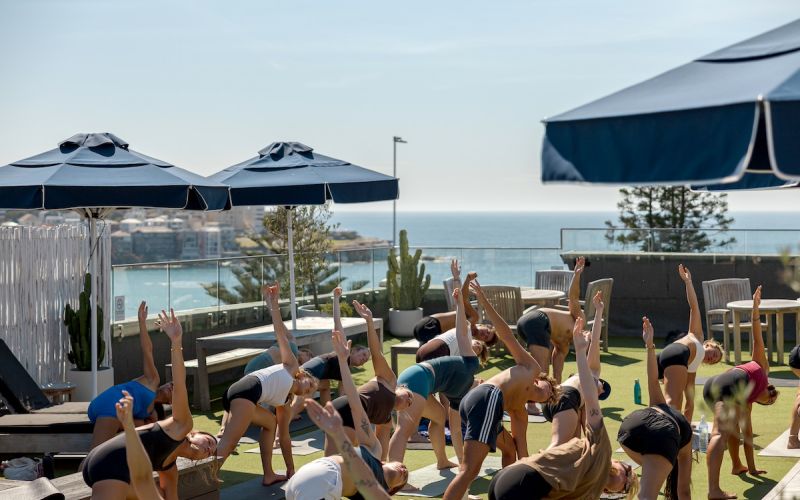 Easily make friends at Wake Up! Hostels in Bondi Beach, at its range of activities, including free yoga classes on the hostel's rooftop.