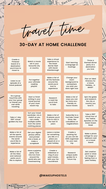 30 day travel challenge