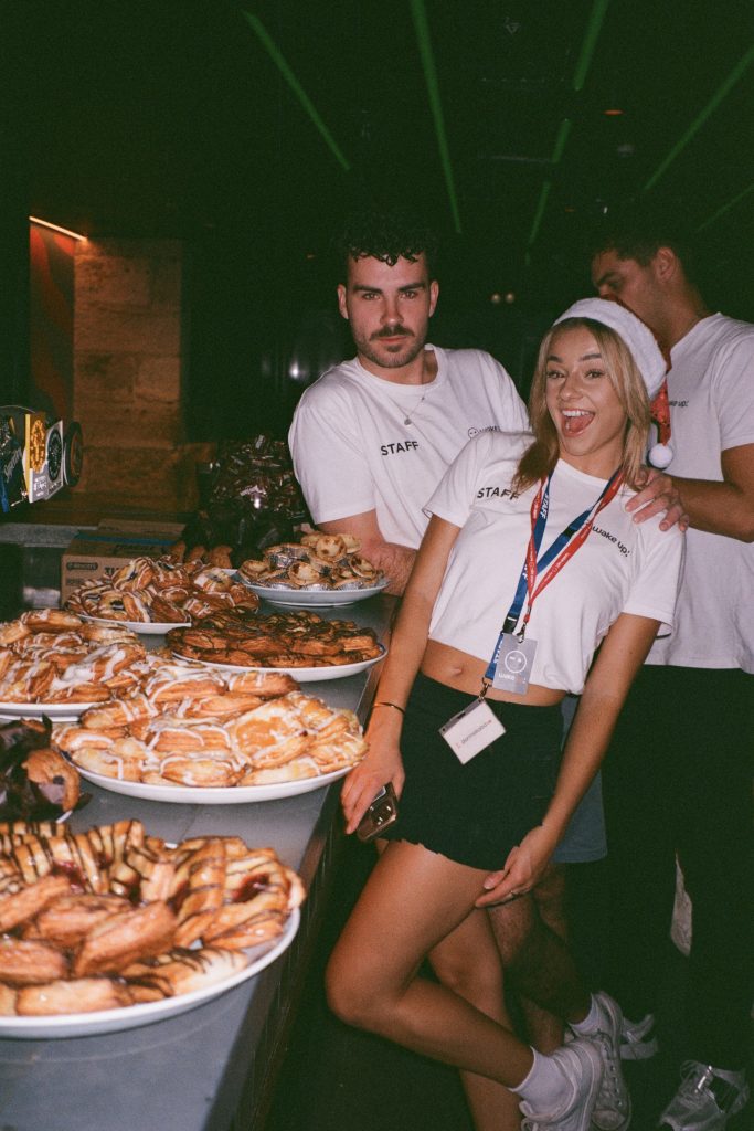 Amber recommends joining in the free hostel activities at Wake Up! Sydney Central throughout the christmas and new year's period. Including a Champagne Breakfast on Christmas Morning, run by the hostel's activities crew.