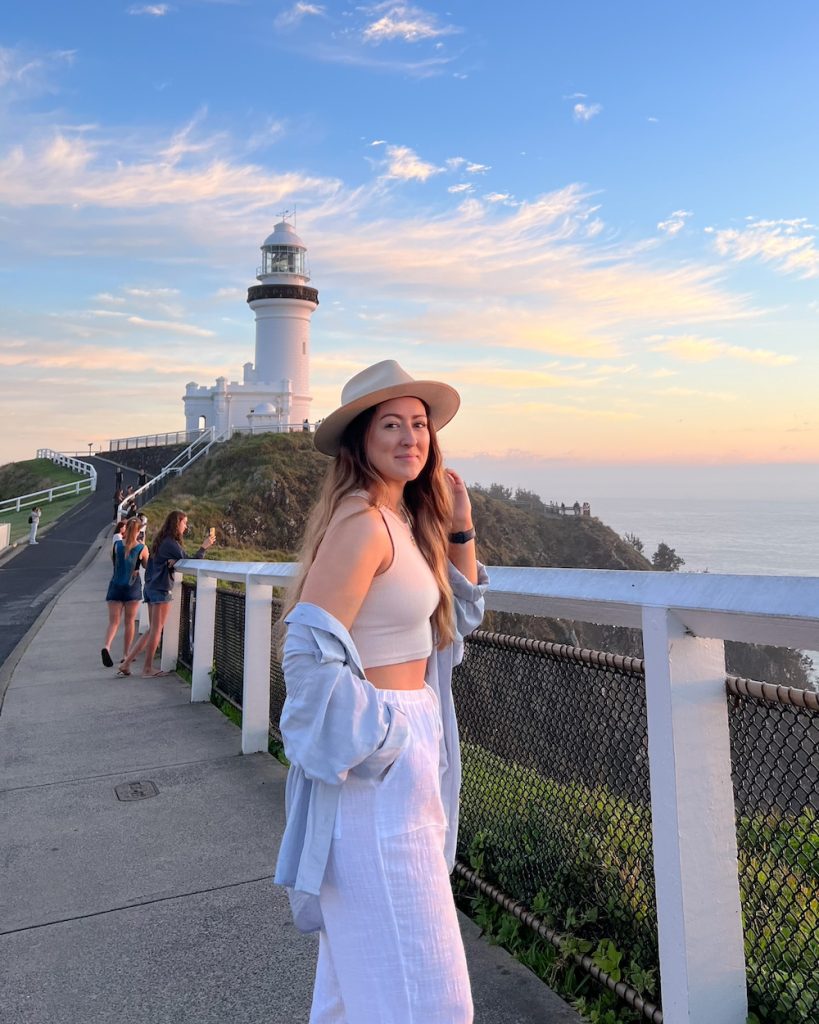 If travelling to Byron Bay, Caity Clarkson recommends the Cape Byron Lighthouse Walk. 