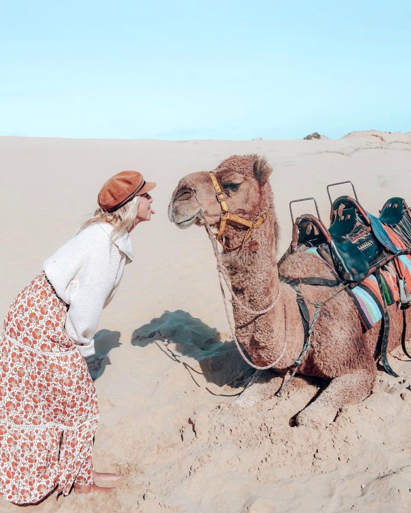 When visiting Port Stephens on your driving trip along East Coast Australia, make sure to go to the Stockton Sand Dunes