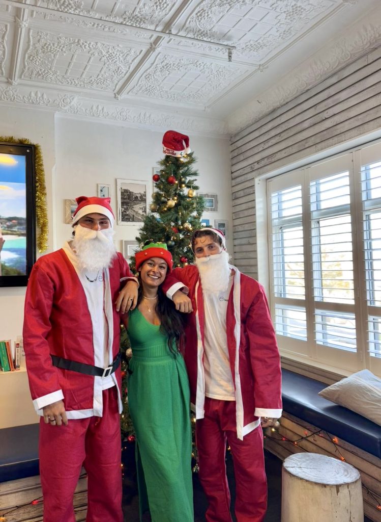 Christmas time at Wake Up! Hostels in Bondi Beach, Sydney and Byron Bay, is always the best time.