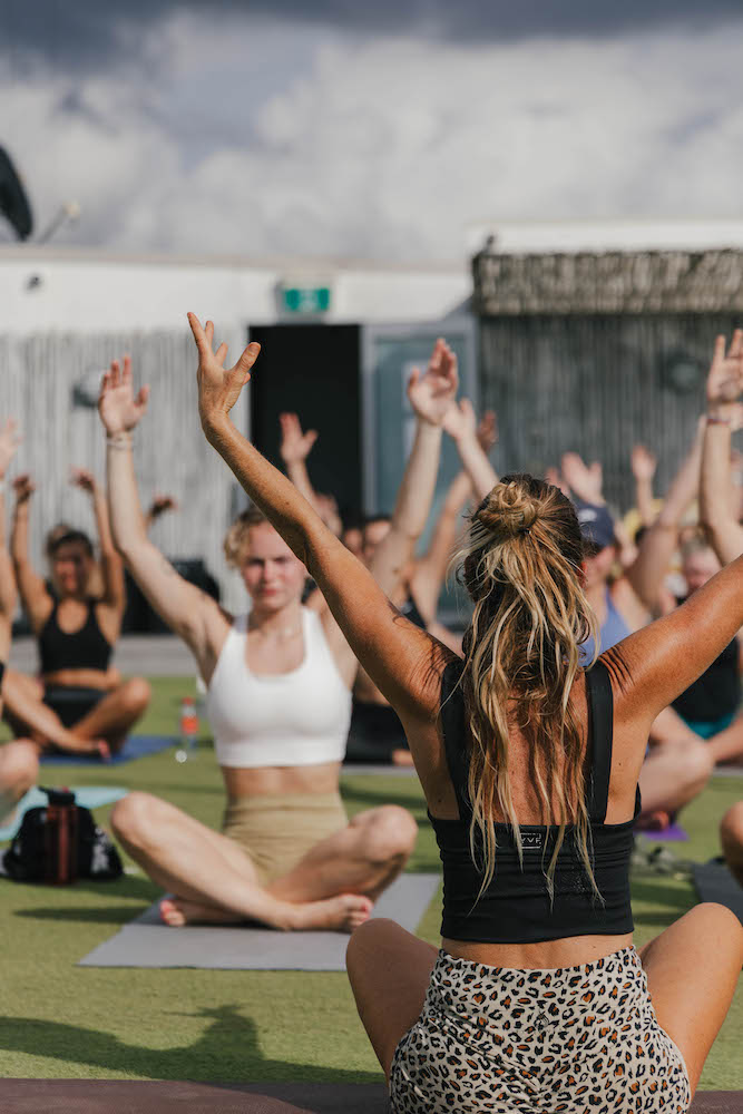 Free rooftop yoga classes at Wake Up Bondi Beach
