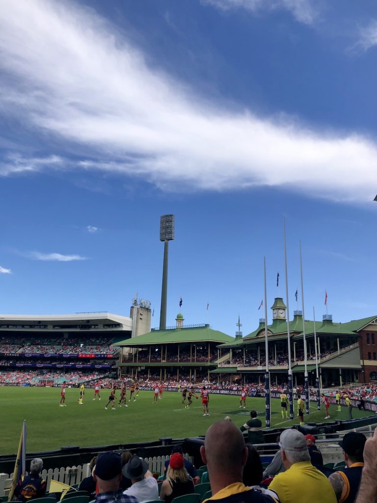 Feel Australian sporting culture, and attend an AFL football ('footy') match at the SCG when you're in Sydney!