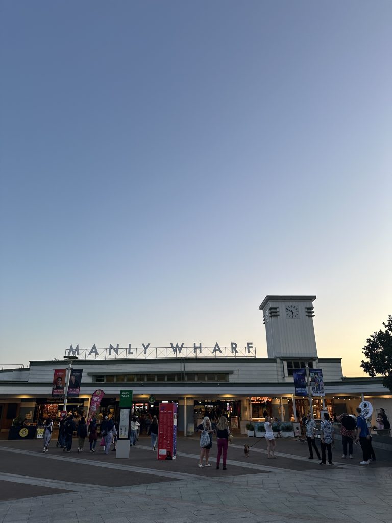 Manly Wharf is home to lots of restaurants and bars overlooking the water - the perfect place to watch a sunset in Sydney